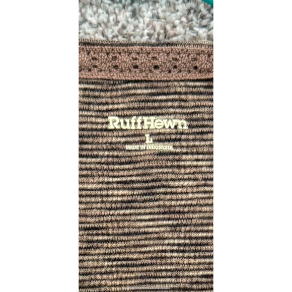 Ruff Hewn Henley Top Womens Large Y2K Grunge Cozy Cabincore Layering Bella Swann - Picture 3 of 9